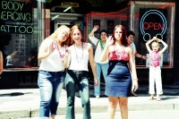 Latinas greet us